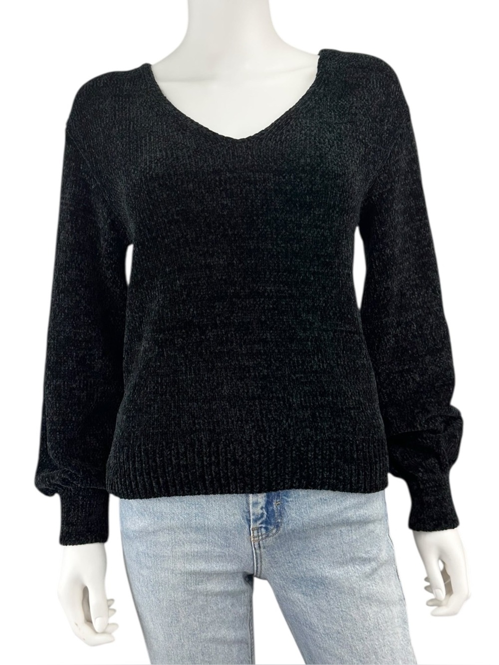 Tommy Bahama Black Chenille Sweater Size XS G0802